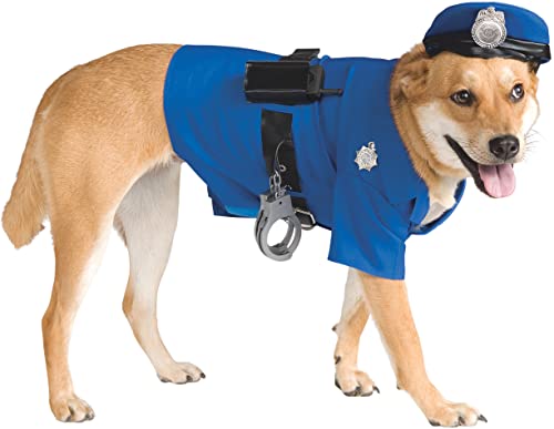 Rubie's Hundekostüm, Polizei-Hundekostüm, Blau, 2X von Rubie's