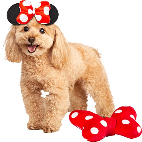 Rubie's Disney Mickey & Friends Minnie Mouse Haustierspielzeug und Kopfbedeckung, wie abgebildet, Größe M/L von Rubie's