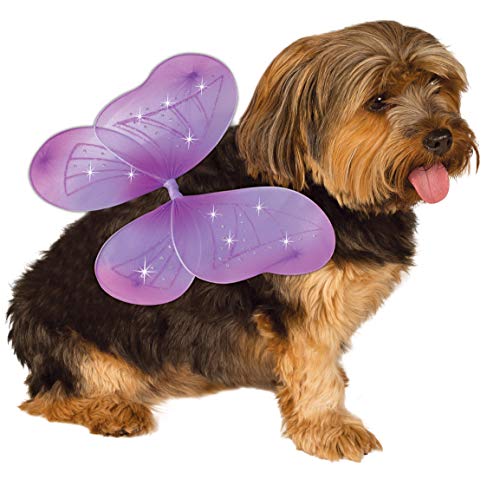 Rubie's Haustierkostüm Feenflügel, Violett, Größe M bis L von Rubies