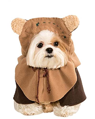 Rubie's Official Star Wars Ewok-Kostüm für Hunde, Größe S, Hals bis Schwanz 28 cm, Brust 43 cm von Rubie's