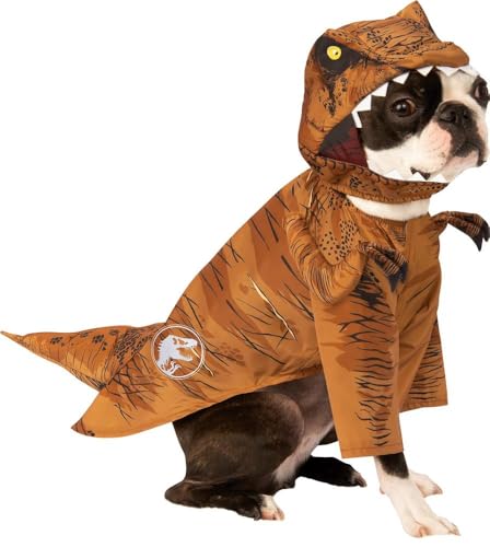 Rubie's Official Jurassic World: Gefallenes Königreich Tyrannosaurus Rex „T-Rex“, Dinosaurier-Kostüm für Haustiere, Hundekostüm, Größe X-Large Halloween von Rubie's