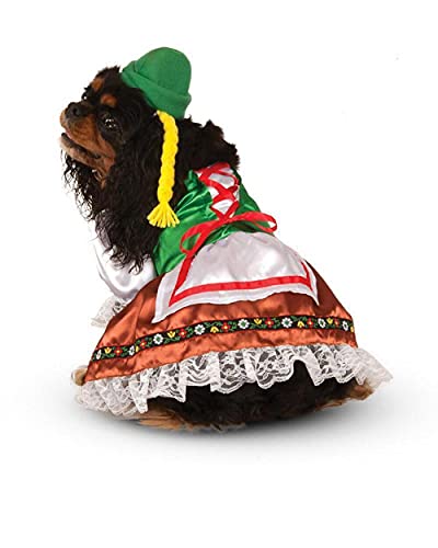 Rubie's Oktoberfest Sweety Kostüm für Haustiere, Größe L, Mehrfarbig, Large von Rubie's