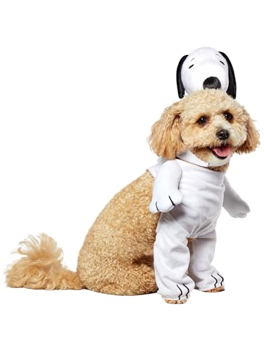 Rubie's Peanuts Snoopy Walking Pet Kostüm mit Kopfbedeckung, Größe L von Rubies