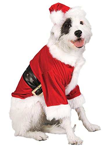 Rubie's Official Weihnachtsmann-Hundekostüm, Weihnachten, Haustierverkleidung, Größe L von Rubie's