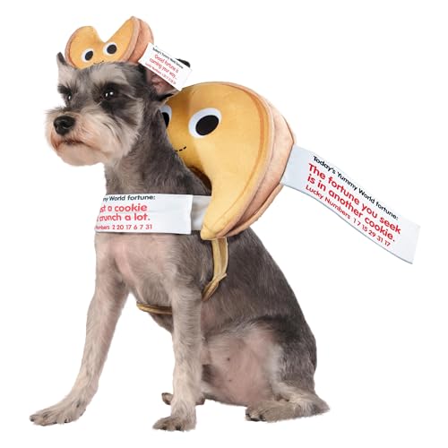 Rubie's Yummy World Glückskeks-Hundekostüm, wie abgebildet, Größe S/M von Rubies