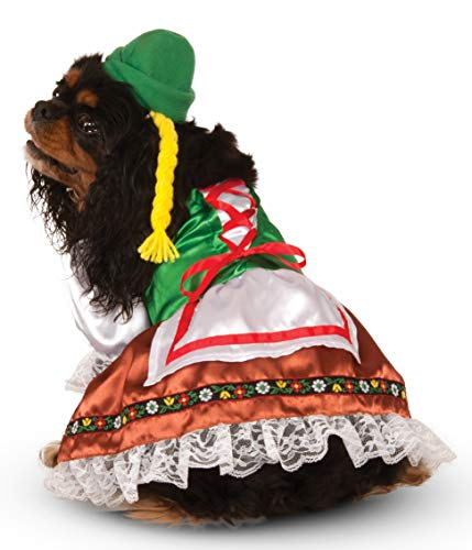 Rubies Costume Company Oktoberfest-Haustieranzug, Mehrfarbig, Small von Rubie's