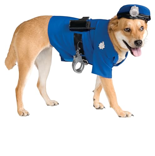 Rubie's Official Polizeikostüm für Hunde, Haustier von Rubie's