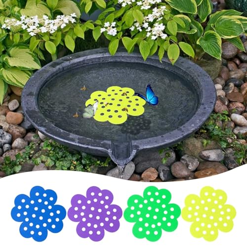 2pc Schwimmenden Inseln für Bienen, Bienen Wasser Feeder,Tränke, Wasserstelle Bienenschwimmende Insel, Bewässerungsstation Schmetterlings Bienenfutter, Bienenbad, Gartendekoration (Gelb) von Rubu22a