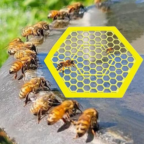 2pc Schwimmenden Inseln für Bienen, Bienen Wasser Feeder,Tränke, Wasserstelle Bienenschwimmende Insel, Schmetterlings Bienenfutter, Bienenbad, Gartendekoration,Schwimmende Bestäuberinsel (D) von Rubu22a