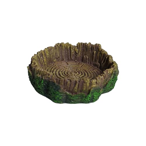 Reptilien-Wasserschale, Terrarium,Schildkröten zubehör,Reptilien Wasserschale, Futterschale,Terrarium Trinkschale, Wassernapf, Schale,Zubehör für Schlange, Schildkröte, Gecko (D) von Rubu22a