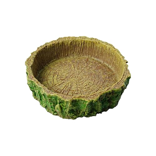 Reptilien-Wasserschale, Terrarium,Schildkröten zubehör,Reptilien Wasserschale, Futterschale,Terrarium Trinkschale, Wassernapf, Schale,Zubehör für Schlange, Schildkröte, Gecko (E) von Rubu22a