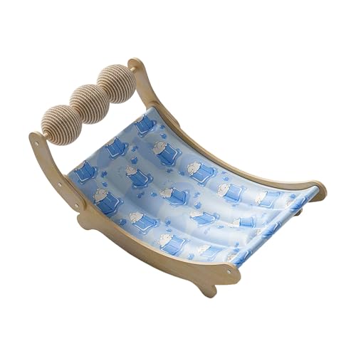 Rubu22a Katzenbett und Hundebett Erhöht, Katzeneiskissen Katzensommerliege Groß und Atmungsaktiv, Ideal für Katzen und Kleine Hunde (Grün, 54×32cm) von Rubu22a