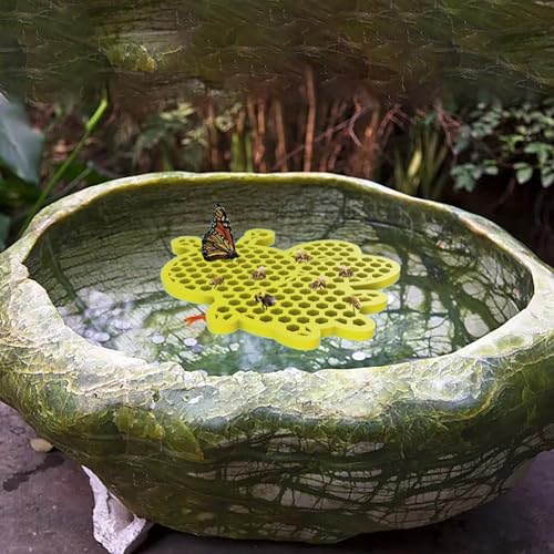 3pc Schwimmenden Inseln für Bienen, Bienen Wasser Feeder,Tränke, Wasserstelle Bienenschwimmende Insel, Schmetterlings Bienenfutter, Bienenbad, Gartendekoration (A) von Rubu22a