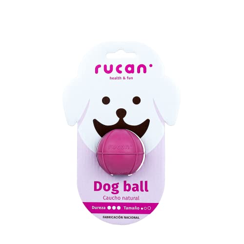 RUCAN - Dog Ball | Multifunktionsball für Hunde | Befüllbar und aromatisiert | Naturkautschuk | Interaktives und gesundes Spiel | Ideal für alle Größen und Rassen (hohe Härte, kleine Größe) von RUCAN