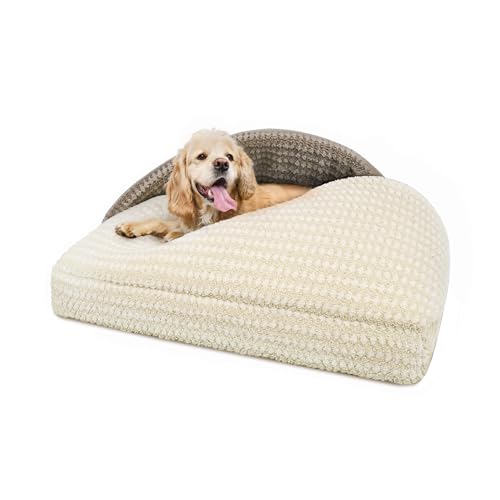 Rucener Hundebett Mittelgroße Hunde, 56 * 76 * 10cm,Katzenhöhle Hundehöhle, Hundekörbchen, Hundekörbchen Mittelgroße Hunde, Hundesofa, Hundecouch, Katzenschlafsack, Hundekorb Mittelgroße Hunde von Rucener