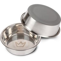 Rudelkönig Edelstahlnapf 1750ml - 2er Set Futternapf Rudelkönig Edelstahlnapf 1750ml - 2er Set Futternapf von Rudelkönig