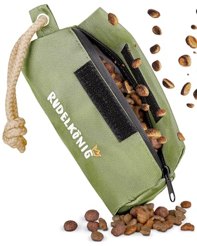 Rudelkönig Futterbeutel für Hunde - Apportierbeutel für Hundetraining - Robuster Futterdummy für Leckerlies - Dummy Hund von Rudelkönig