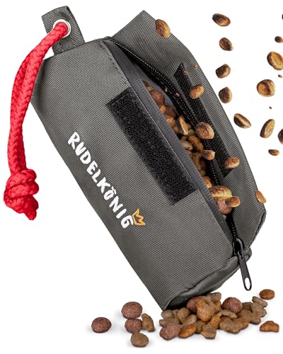 Rudelkönig Futterbeutel für Hunde - Apportierbeutel für Hundetraining - Robuster Futterdummy für Leckerlies - Futterbeutel Hundetraining von Rudelkönig