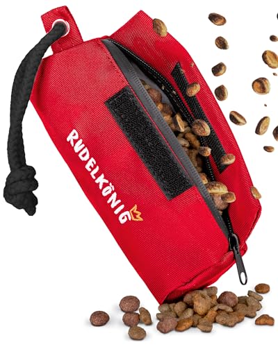 Rudelkönig Futterbeutel für Hunde - Apportierbeutel für Hundetraining - Robuster Futterdummy Hunde für Leckerlies - Dummy Hundetraining von Rudelkönig