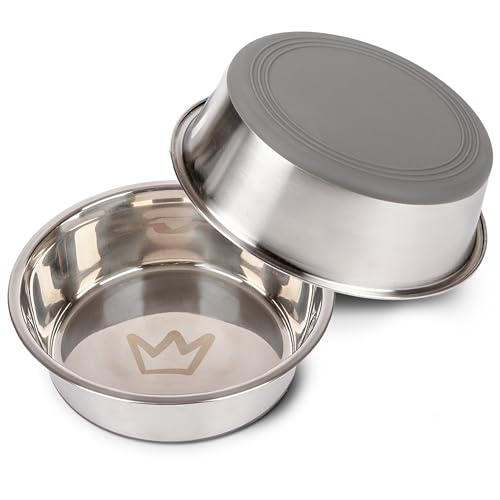 Rudelkönig Hundenapf Edelstahl - 2er Pack - 1750ml Napfset - Rutschfester Fressnapf Hund - Spülmaschinenfester Futternapf Hund - Hundenapf Grosse Hunde Rudelkönig Hundenapf Edelstahl - 2er Pack - 1750ml Napfset - Rutschfester Fressnapf Hund - Spülmaschinenfester Futternapf Hund - Hundenapf Grosse Hunde von Rudelkönig