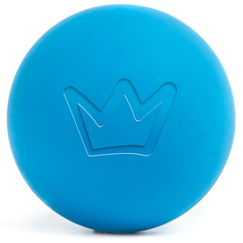 Rudelkönig Hundeball aus Naturkautschuk - Blauer Ball mit 6,5cm Ø - Nahezu unzerstörbares Hundespielzeug - Ball Hund von Rudelkönig