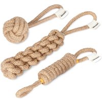 Rudelkönig Seil Spielzeug - 3er Tau Set aus 100% Baumwolle Rudelkönig Seil Spielzeug - 3er Tau Set aus 100% Baumwolle von Rudelkönig