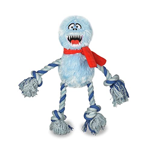 Rudolph The Red Nose Rentier Bumble Rope Limb Hundespielzeug, 30,5 cm | Großes Hundespielzeug Plüsch Hundespielzeug Quietschendes Hundespielzeug Seil Hundespielzeug | Lustiges Hund Plüsch von Rudolph