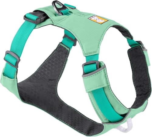 RUFFWEAR Hi & Light Dog Harness, No Pull Harness for Dogs Small, Medium Large & XL. Fully Adjustable Lightweight Harnesses with Aluminium Lead Attachment Portal & ID Bag, Sage Green (L/XL, 81-107cm) von RUFFWEAR