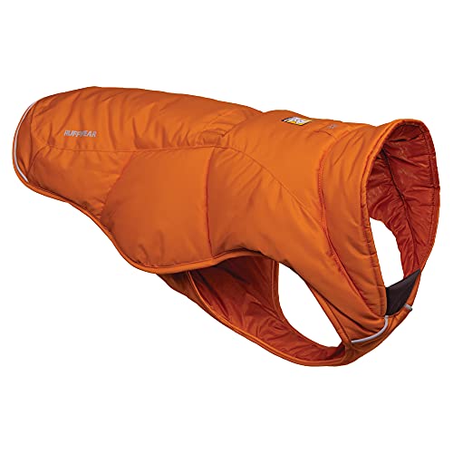 Ruffwear Quinzee Jacket, Verpackbarer, Isolierter Wintermantel für Hunde, XX-Small, Campfire Orange Ruffwear Quinzee Jacket, Verpackbarer, Isolierter Wintermantel für Hunde, XX-Small, Campfire Orange von RUFFWEAR