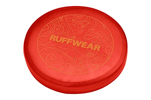 RUFFWEAR Camp Flyer Hundespielzeug, 2-in-1, flexibel und pannensicher, Wurfscheibe und Napf für Haustiere, Outdoor-Spiel, speziell für Hunde entwickelt, wasserdicht und sicher, Red Sumac von RUFFWEAR