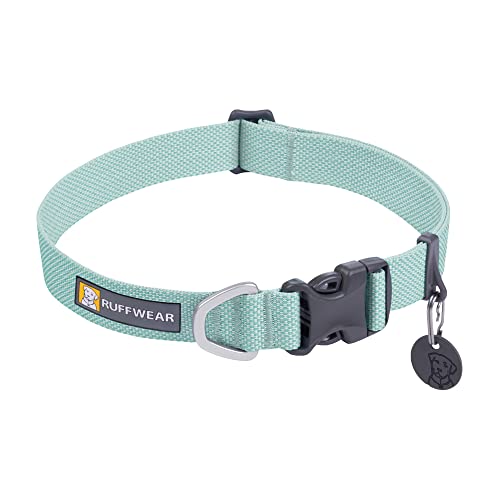 RUFFWEAR Hundehalsband Hi & Light, ultrastark und leicht, Starkes Tubelok-Gewebe, Aluminium-Leinenbefestigungsring und Schnalle, stilvolles Halsband, Sage Green (S, 28-36cm) RUFFWEAR Hundehalsband Hi & Light, ultrastark und leicht, Starkes Tubelok-Gewebe, Aluminium-Leinenbefestigungsring und Schnalle, stilvolles Halsband, Sage Green (S, 28-36cm) von RUFFWEAR