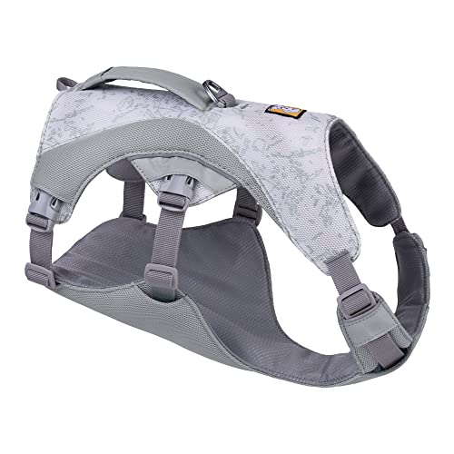 RUFFWEAR Swamp Cooler Hundegeschirr und Griff, leichte Laufausrüstung hält Haustiere bei heißem Wetter kühl, Verstellbar, stark und kühlend, 2 Leinen-Portale, Graphite Gray (Small, 56-69cm) von RUFFWEAR