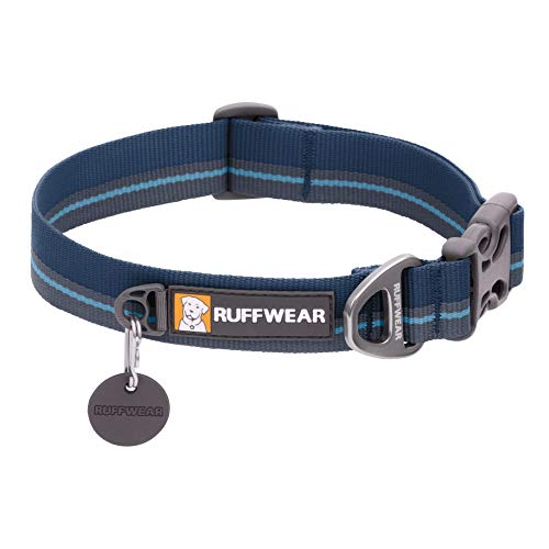 RUFFWEAR Flat Out Collar, Klassisches Hundehalsband für Große bis Sehr Große Hunderassen, Einstellbare Passform, Größe L (51-66 cm), Blue Horizon RUFFWEAR Flat Out Collar, Klassisches Hundehalsband für Große bis Sehr Große Hunderassen, Einstellbare Passform, Größe L (51-66 cm), Blue Horizon von RUFFWEAR