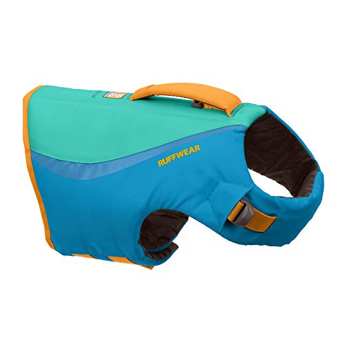 Ruffwear Float Coat Hundejacke, Auftrieb und Auftrieb, Hundeweste für sicheres Schwimmen, Bootfahren, Wassersport, Blue Dusk, Medium von RUFFWEAR