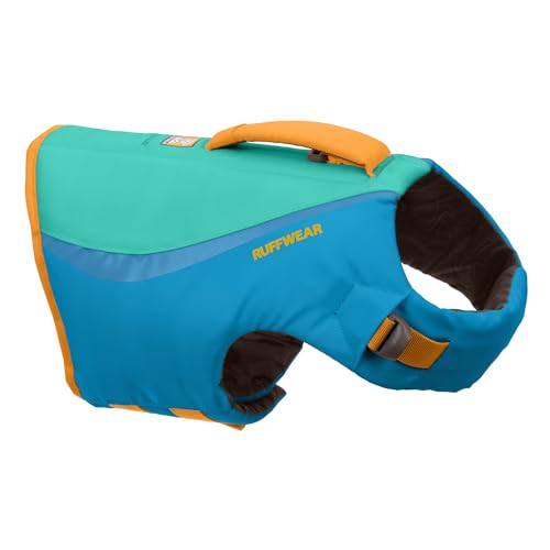 Ruffwear Float Coat Hundejacke, Auftrieb und Auftrieb, Hundeweste für sicheres Schwimmen, Bootfahren, Wassersport, Blue Dusk, X-Small von RUFFWEAR