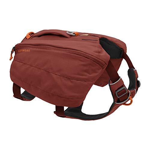 RUFFWEAR Hunderucksack, Bequeme Satteltasche für Tageswanderungen und Längeres Tragen, Für Sehr Kleine Hunderassen, Front Range Day Pack, Farbe Red Clay, Größe XS von RUFFWEAR