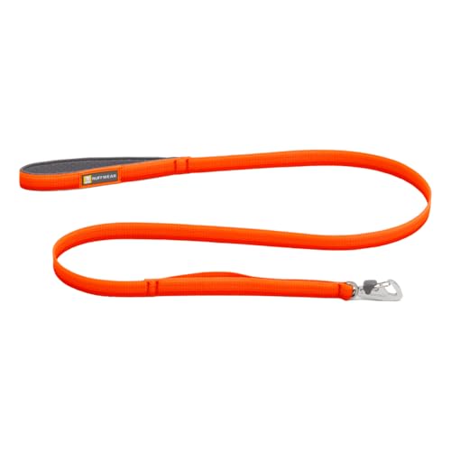 Ruffwear, Front Range Hundeleine, 1,5 m Lange Leine mit gepolstertem Griff für den täglichen Spaziergang, Blaze Orange Ruffwear, Front Range Hundeleine, 1,5 m Lange Leine mit gepolstertem Griff für den täglichen Spaziergang, Blaze Orange von RUFFWEAR