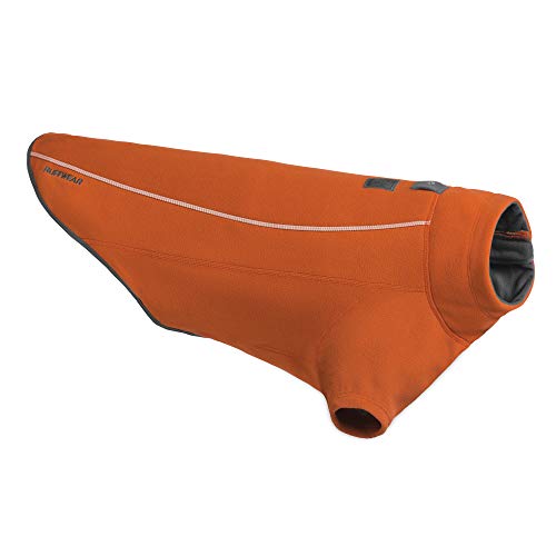 RUFFWEAR Climate Changer Jacket, Warmer und vielseitiger Hundemantel mit Polyesterärmeln für Klares, Kaltes Wetter, Canyonlands Orange, XX-Small von Ruffwear