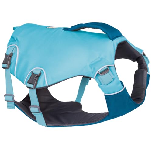 Ruffwear Confluence Hundeschwimmweste, XL-Hundesicherheitsgeschirr und Schwimmhilfe, 2 Hilfsgriffe, wasserdichte Rettungs- und Schwimmhilfe für Haustiere, Bioluminblau, Größe XL Ruffwear Confluence Hundeschwimmweste, XL-Hundesicherheitsgeschirr und Schwimmhilfe, 2 Hilfsgriffe, wasserdichte Rettungs- und Schwimmhilfe für Haustiere, Bioluminblau, Größe XL von RUFFWEAR