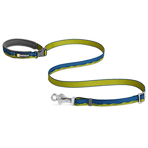 RUFFWEAR Crag Hundeleine, Kann in der Hand Gehalten oder um die Hüfte Getragen Werden, Reflektierende und Verstellbare Leine, Grüne Hügel von RUFFWEAR