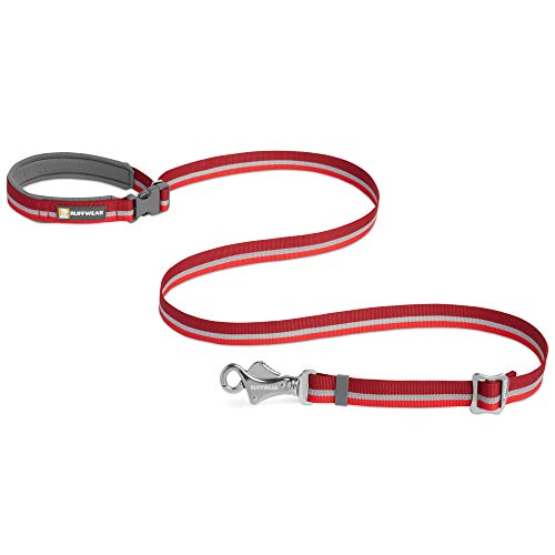 RUFFWEAR Crag Hundeleine, Kann in der Hand Gehalten oder um die Hüfte Getragen Werden, Reflektierende und Verstellbare Leine, Vulkanrot RUFFWEAR Crag Hundeleine, Kann in der Hand Gehalten oder um die Hüfte Getragen Werden, Reflektierende und Verstellbare Leine, Vulkanrot von RUFFWEAR