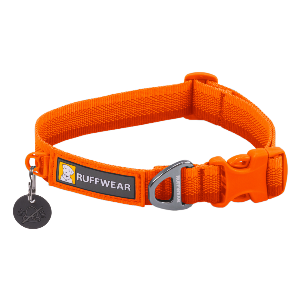 Ruffwear Front Range Halsband, Blaze Orange - Größe L: 51 - 66 cm Halsumfang, 25 mm breit von Ruffwear