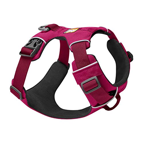 Ruffwear Front Range ® Hundegeschirr, Reflektierendes Gepolstertes Zerrfreies Hundegeschirr (X-Small, Hibiskus Pink) von Ruffwear