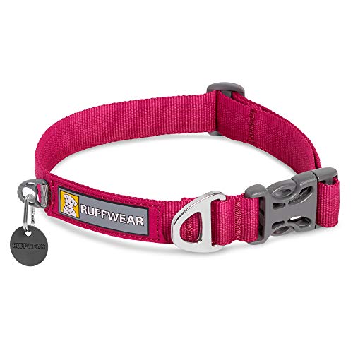 RUFFWEAR Front Range Hundehalsband, Robustes Tubelok-Gewebe, Aluminium-Leinenbefestigung & Schnalle, Helles, Stilvolles & Langlebiges Halsband für den Alltag, Hibiscus Pink (Größe L, 51-66cm) RUFFWEAR Front Range Hundehalsband, Robustes Tubelok-Gewebe, Aluminium-Leinenbefestigung & Schnalle, Helles, Stilvolles & Langlebiges Halsband für den Alltag, Hibiscus Pink (Größe L, 51-66cm) von RUFFWEAR