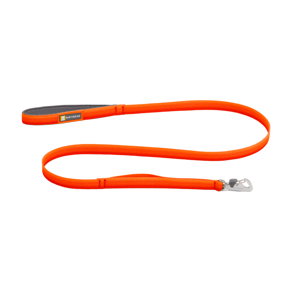 Ruffwear Front Range Hundeleine, Blaze Orange - 150 cm lang, 19 mm breit von Ruffwear
