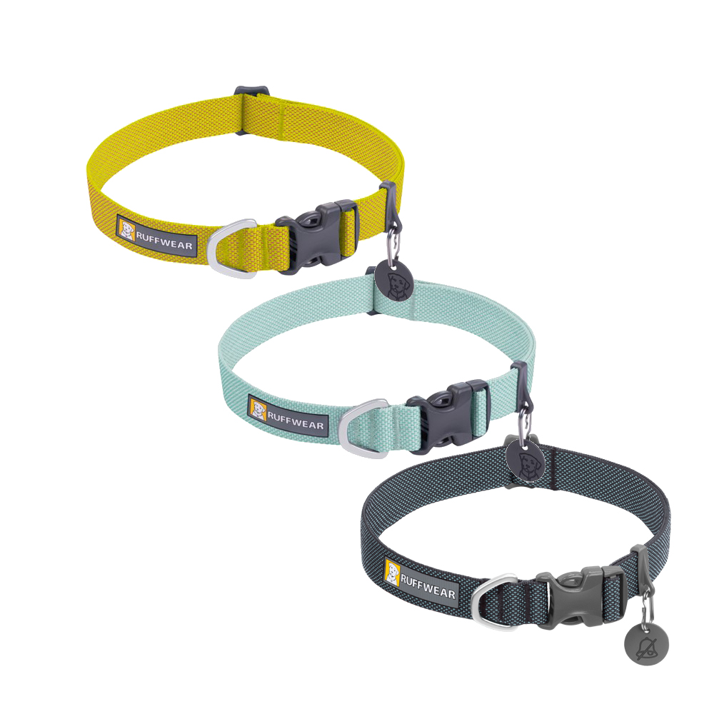 Ruffwear Hi & Light Collar - Basalt Gray - 28-36 cm von Ruffwear