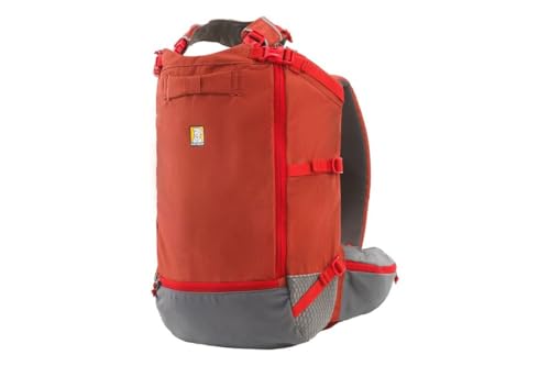 Ruffwear Hitch Hiker Hunderucksack-Tragetasche, Haustiertrage-Reisetasche, integriertes Geschirr und gepolsterte Gurte, atmungsaktiv und bequem, vollständig belüftet, Red Clay, Small Ruffwear Hitch Hiker Hunderucksack-Tragetasche, Haustiertrage-Reisetasche, integriertes Geschirr und gepolsterte Gurte, atmungsaktiv und bequem, vollständig belüftet, Red Clay, Small von Ruffwear