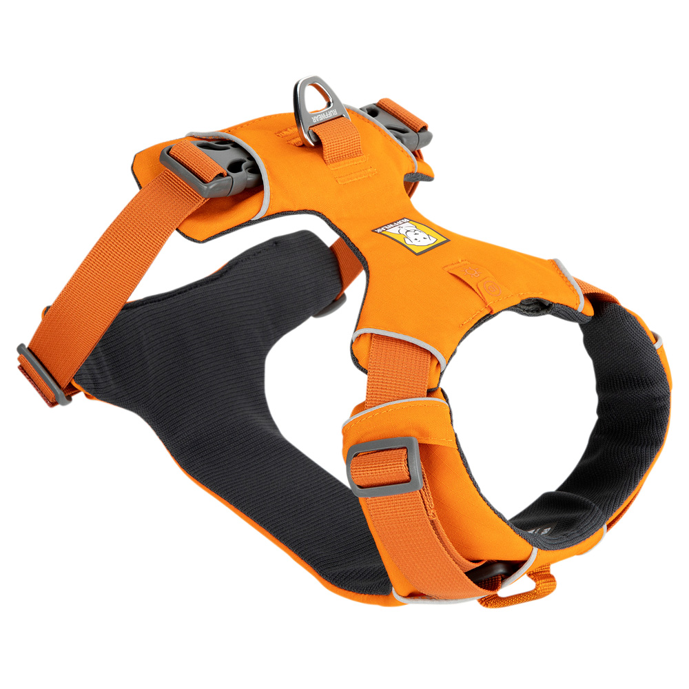 Ruffwear Hundegeschirr Front Range™ Harness orange, Gr. XXS, Breite: ca. 2 cm, Brustumfang: ca. 33 - 43 cm von Ruffwear