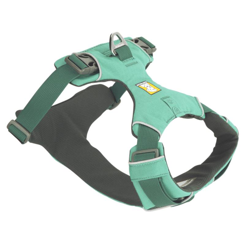 Ruffwear Hundegeschirr Front Range™ Harness türkis, Gr. M, Breite: ca. 2,5 cm, Brustumfang: ca. 69 - 81 cm von Ruffwear