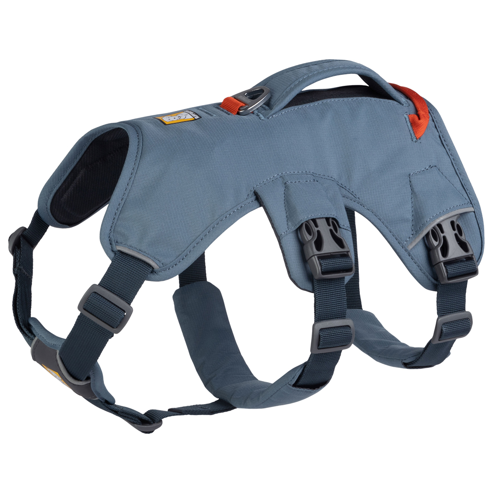 Ruffwear Hundegeschirr Web Master™ Harness grau, Gr. XXS, Brustumfang: ca. 33 - 43 cm von Ruffwear